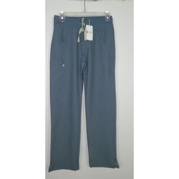 FIGS Scrubs Pants Cargo Size 2X-Small Blue Heather Denim - Picture 8 of 11